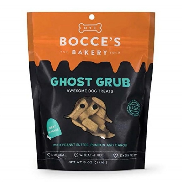 Bocce'S Bakery Ghost Grub Dog Biscuits 5 oz - Picture 1 of 1